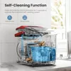 Ice Makers, Countertop Portable  Machine, 9 Bullet-Shaped Ice Cubes,26Lbs/24H, Self-Cleaning Function, Ice Makers 4