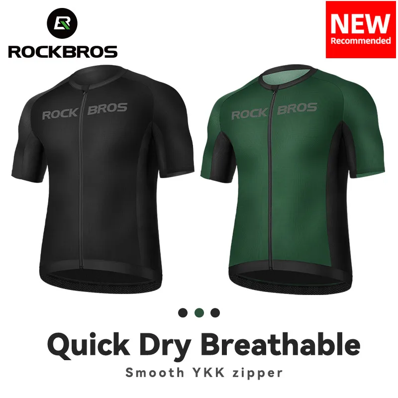 

ROCKBROS Cycling Jersey Summer Bicycle Short Sleeve Men Women Sport Clothing Quick Dry Breathable MTB Road Bike Sportswear