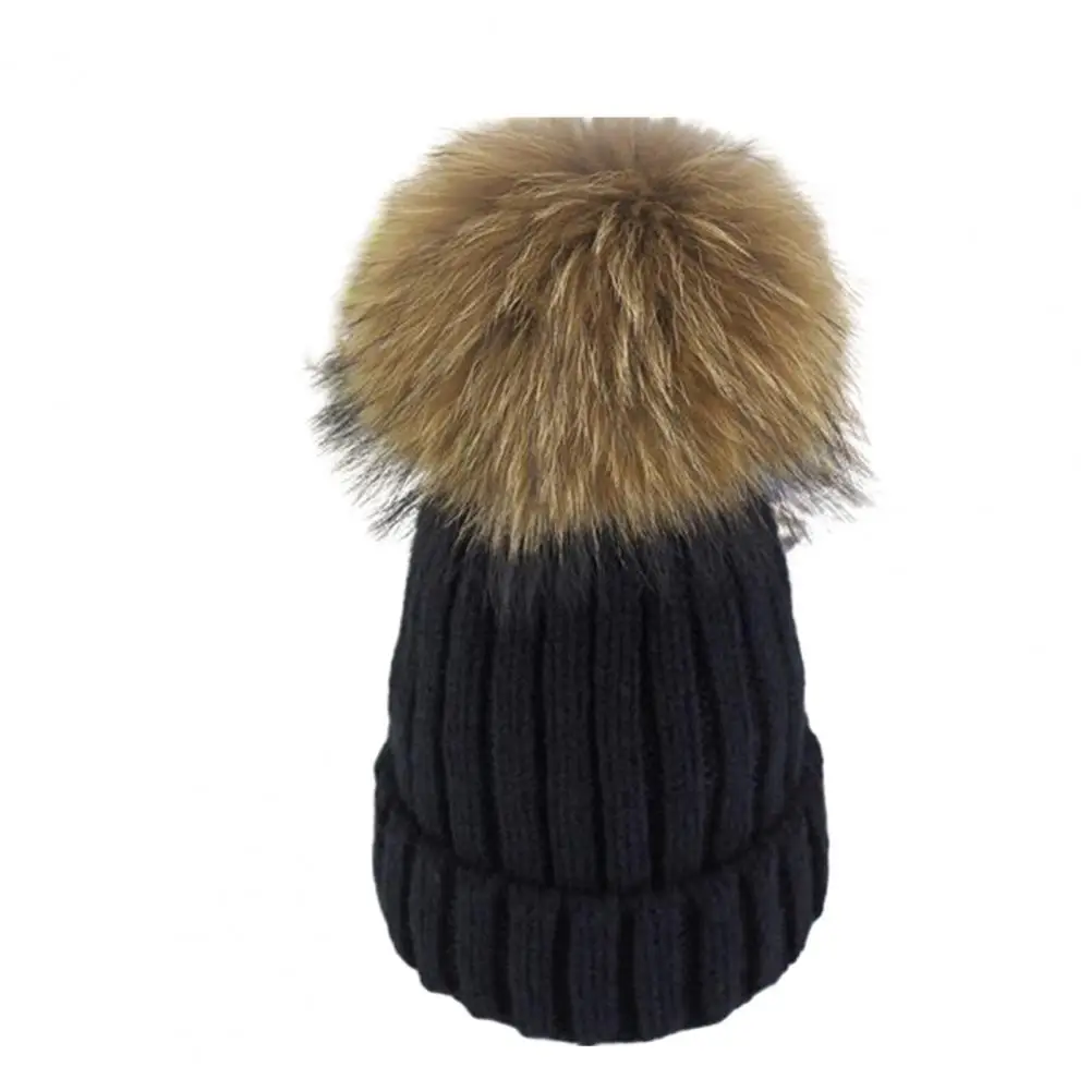 

Versatile Stretchy Hat for Various Looks Cozy Oversized Knitted Hat Windproof Warm Stylish Winter Headwear for Women for Men