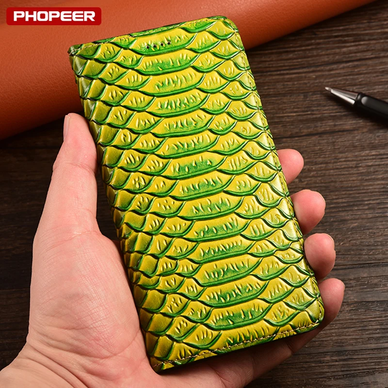 

Luxury Boa skin Genuine leather Case For Huawei P9 P10 P20 P30 P40 P50 Pro Lite Plus Business Flip Phone Wallet Cover Cases