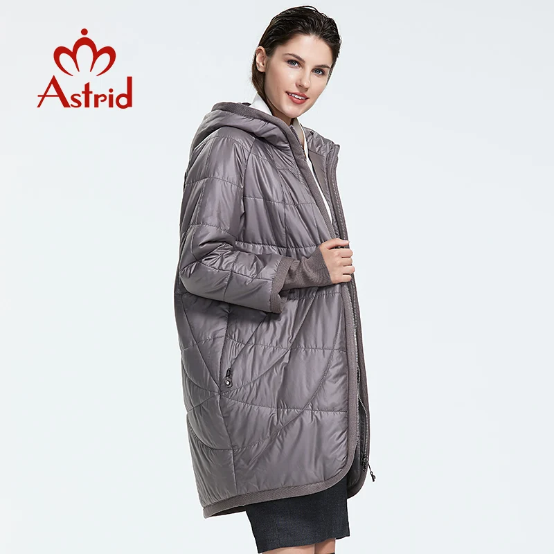 

Astrid 2022 Winter new arrival down jacket women outerwear high quality mid-length fashion slim style winter coat women AM-2075