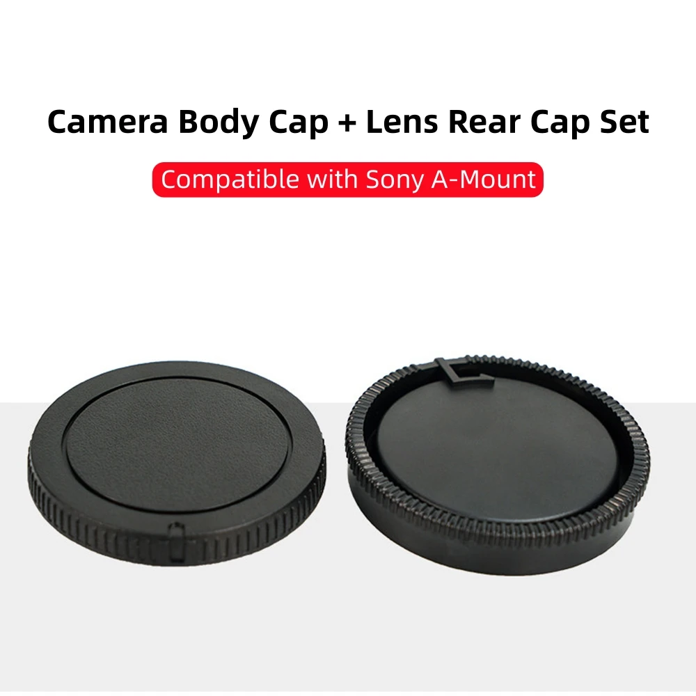Camera Body and Rear Lens Dust Proof Cap Protector - DSLR Accessories