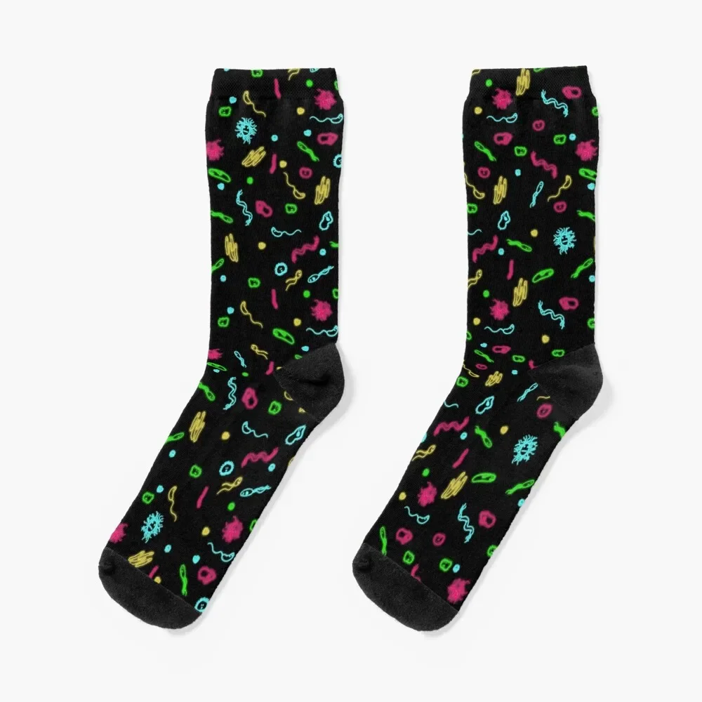 

Fluorescent Microbes Socks new year shoes Girl'S Socks Men's