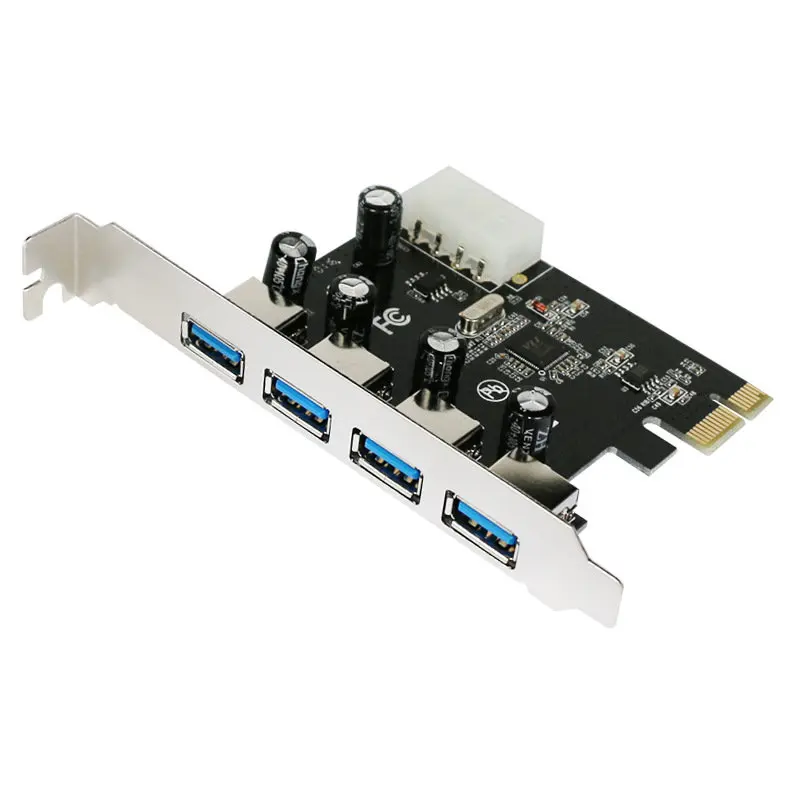 

4 порта USB 3,0 экспресс-карта PCIe PCI express на USB Райзер-карту с чипсетом 805