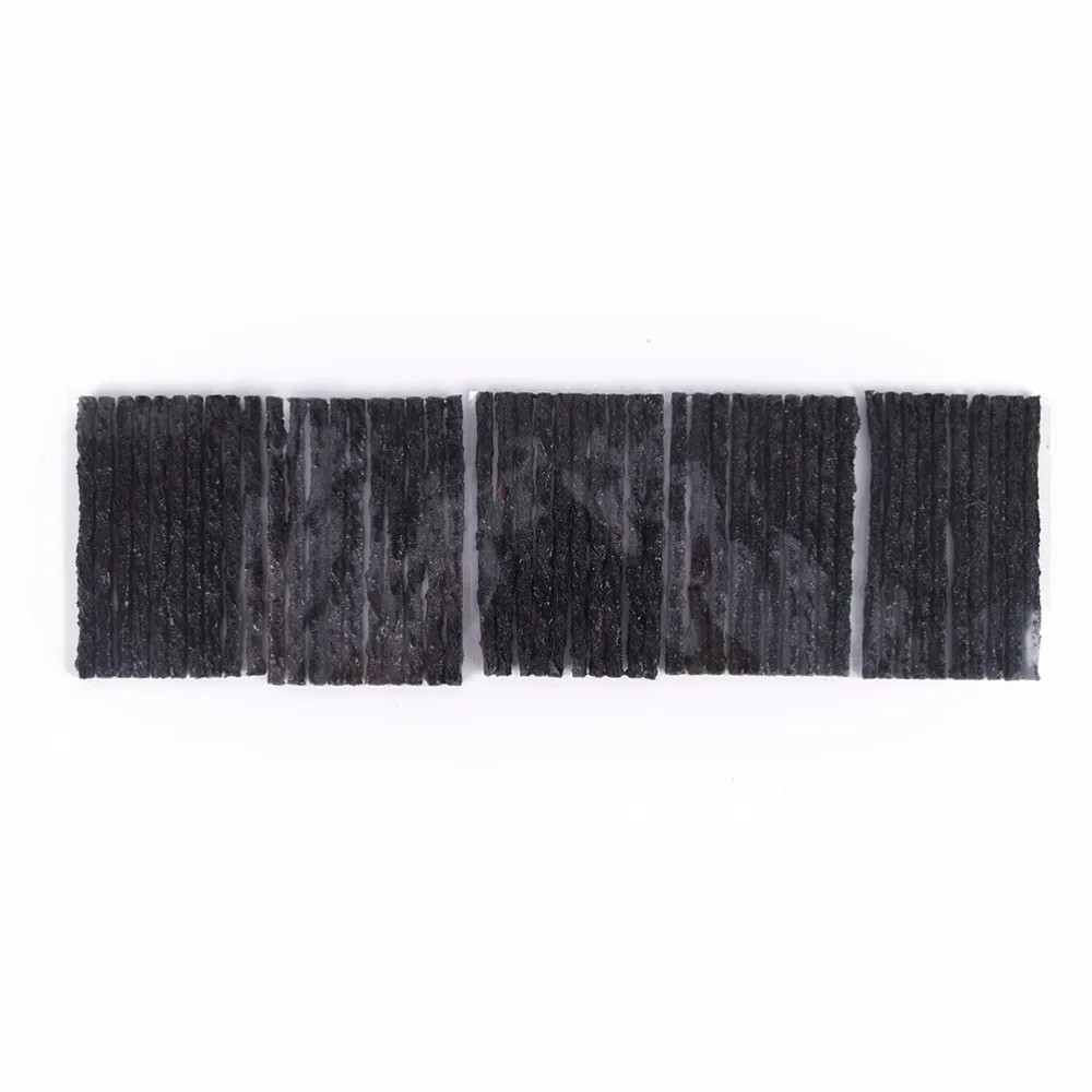 50Pcs Tubeless Tire Tyre Puncture Repair Strip String Tubeless Tyre Repairing Rubber Strips Tire Repair Car Bike Motorcycle