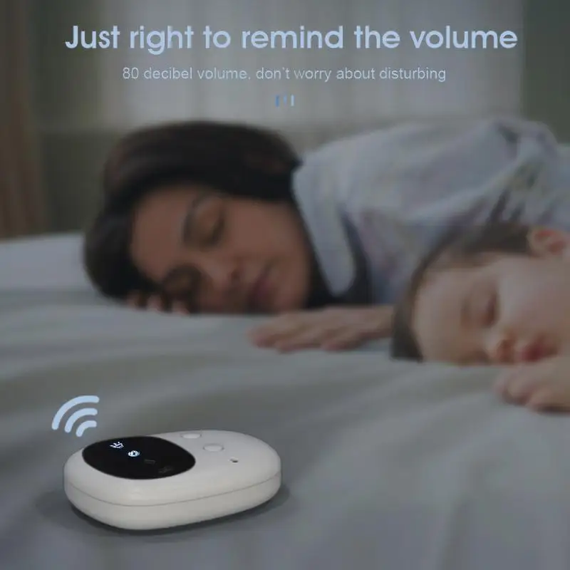 Wireless Bedwetting Alarm Pee Alarm With Receiver For Boys Grils Kids Potty Training Elder Care 10-20M Range Vibration Reminding