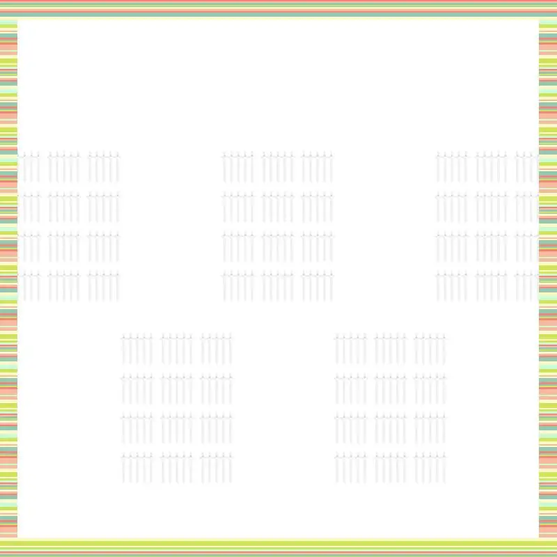 A97P 300Pcs Nose Wax Stick Applicator Spatulas Plastic Nose Waxing Strips Clean Eyebrows Hair Removal