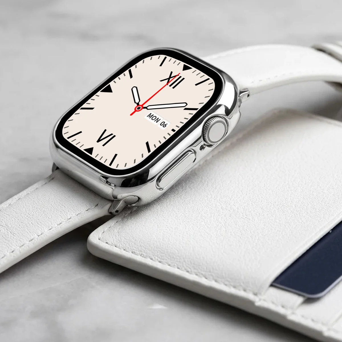 Premium Tempered Glass and Case Screen Protector with Bumper for Smartwatch Accessories