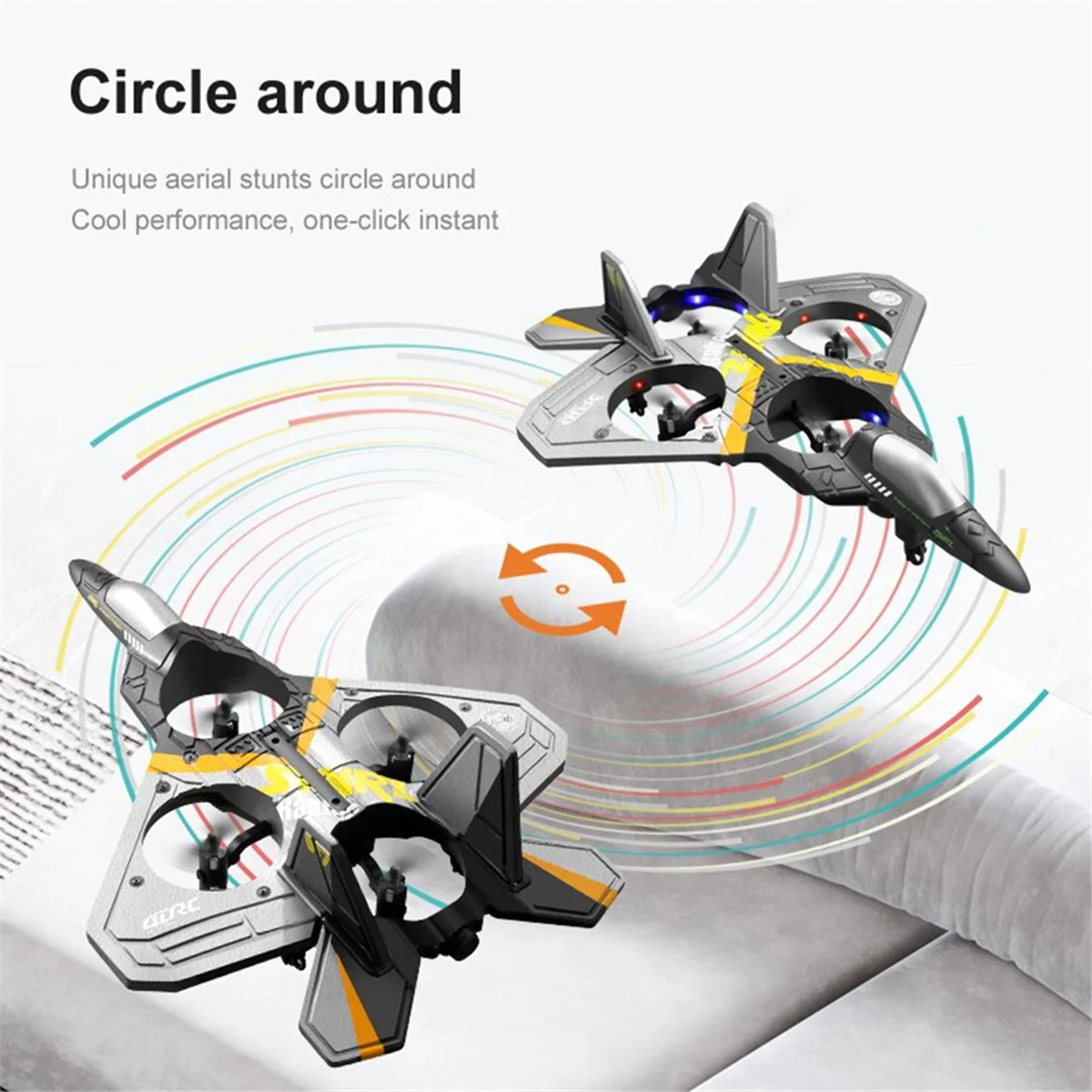 RC Remote Control Airplane 2.4G Remote Control Fighter Hobby Plane Glider Airplane EPP Foam Toys RC Drone Kids Gift-B