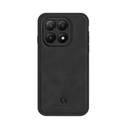 Car Magnetic Leather Shockproof Phone Case - Premium Back Cover s - Xiaomi 15T Pro (Shimo Black)