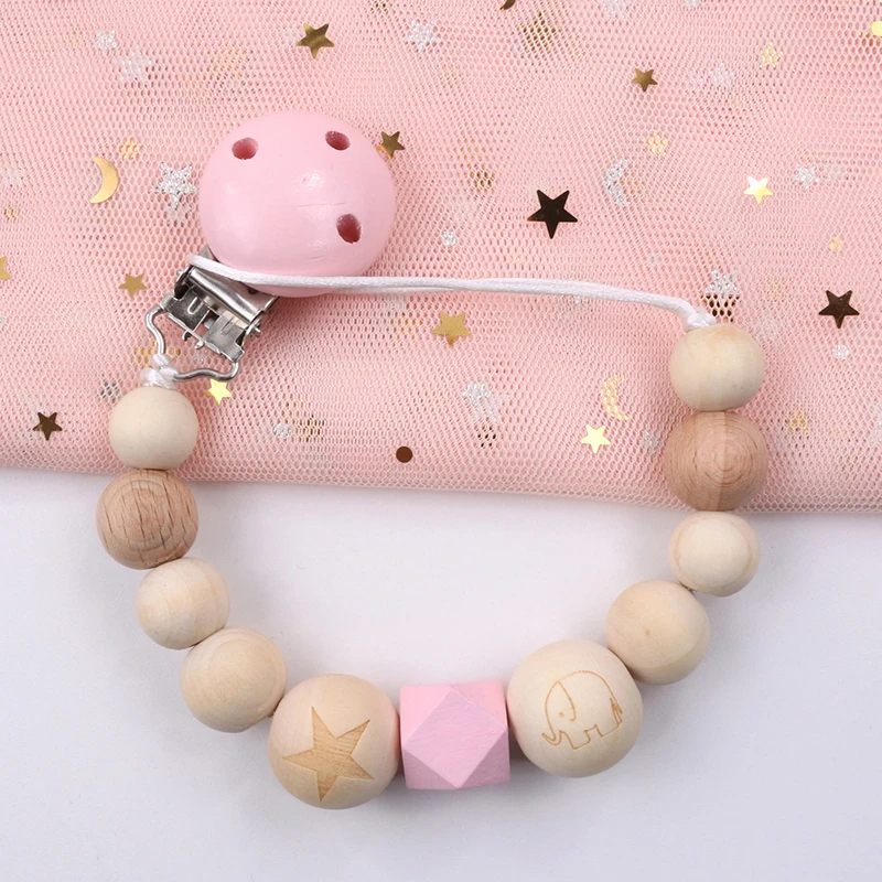 Деревянные жевательные бусины