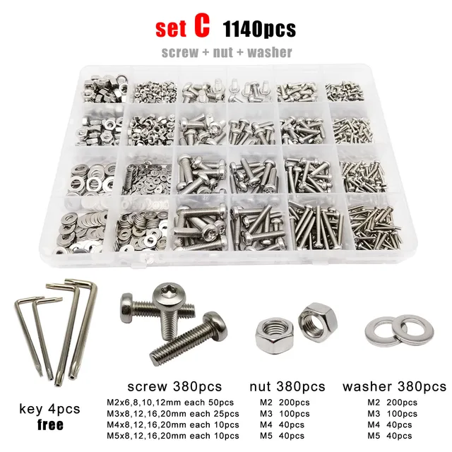 set C 1140pcs