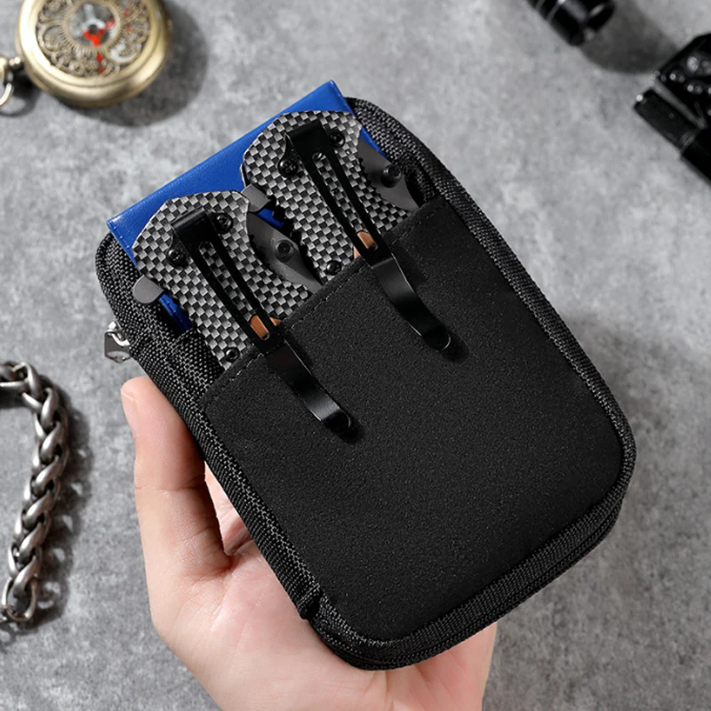 Borsa Portautensili Portatile Multifunzione Nuova per Esterni, Organizer EDC, Custodia Tascabile per Attrezzi, Borsa per Campeggio, Escursionismo, Caccia - immagine 3