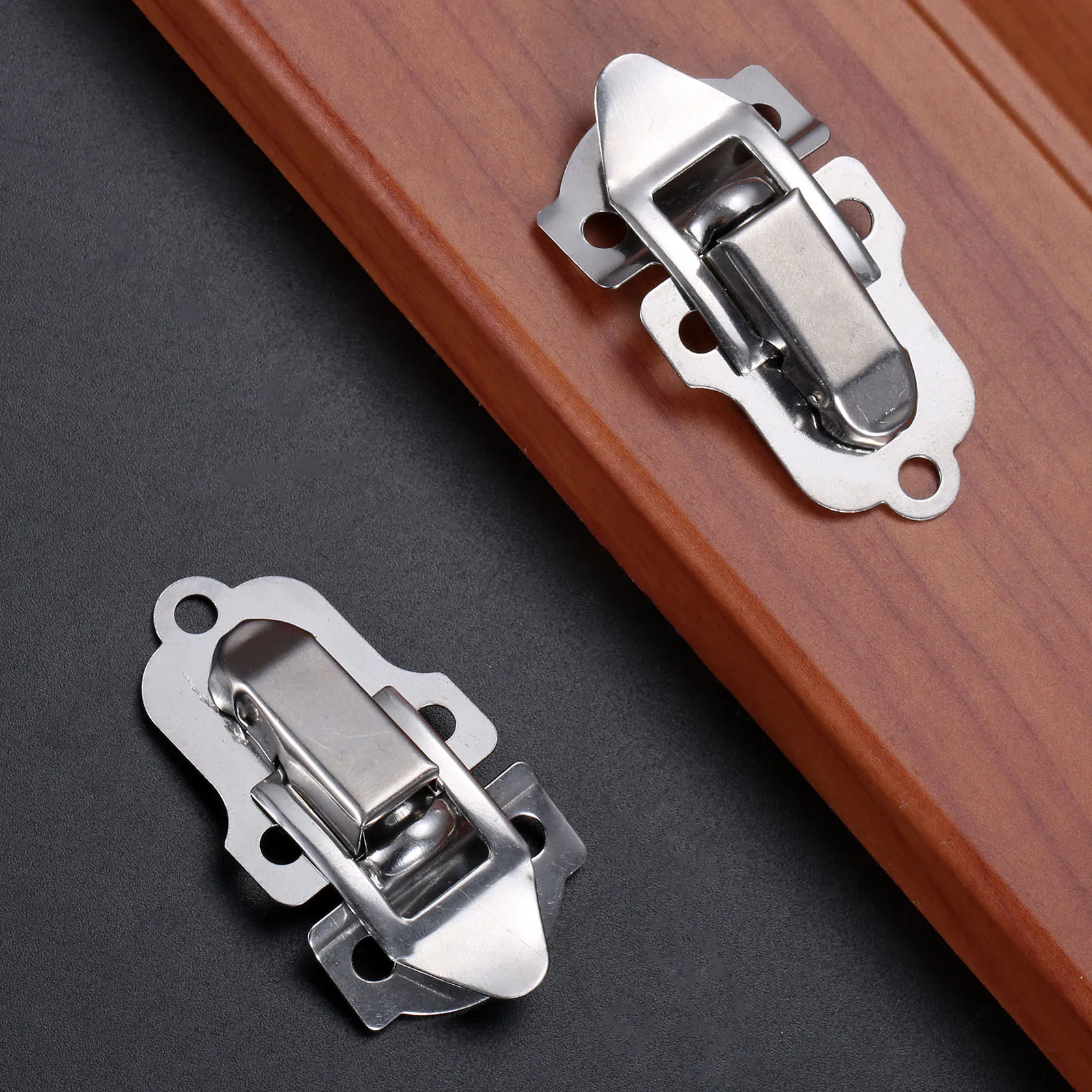 

2pcs Toggle Latch Stainless Steel Buckle Hasp 54*29mm Jewelry Gift Wine Wood Box Case Suitcase Hook Clasp Holder