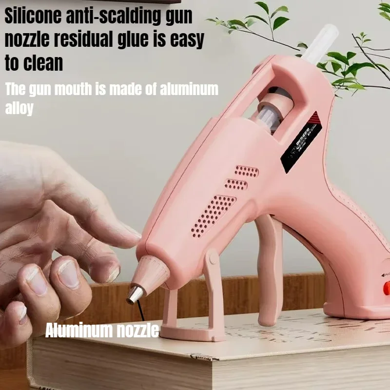 7mm Cordless Glue Gun 3.7V Fast Heating Rechargeable Hot Silicone Gun