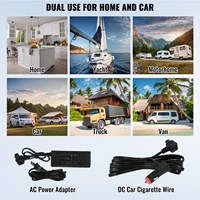 Автомобильный холодильник SucceBuy от 8 до 75 л, портативный Icebox, одно- и двухзонный, с регулируемой температурой синего зуба для кемпинга на открытом воздухе, автофургона — изображение 5