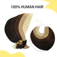 Pas de trame cheveux vietnamiens cheveux humains en vrac 613 100% vierge Remy cheveux raides en vrac 99j réel naturel Extension de cheveux gris blond cheveux 6