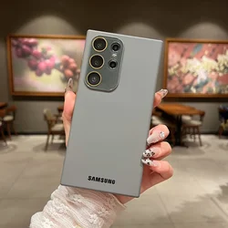 Premium Liquid Silicone Case with Full Lens Protection - SamsungS24FE (Grey)