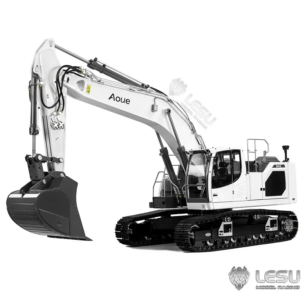 

1/14 engineering remote control hydraulic model toy CNC excavator 7-way reversing valve Aoue-LR945 LESU