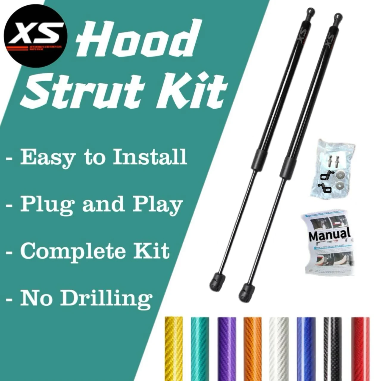 Gas Strut Fitting Gas Spring Hood Struts Kit For Cupra Formentor 2025 Modify Front Bonnet Cylinders Lift Support Shocks Damper Rods