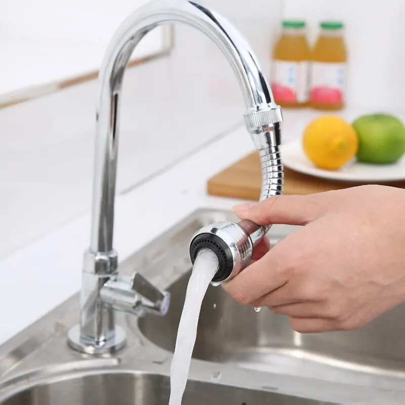 Faucet Extender Stainless Steel 360 Degree Rotation