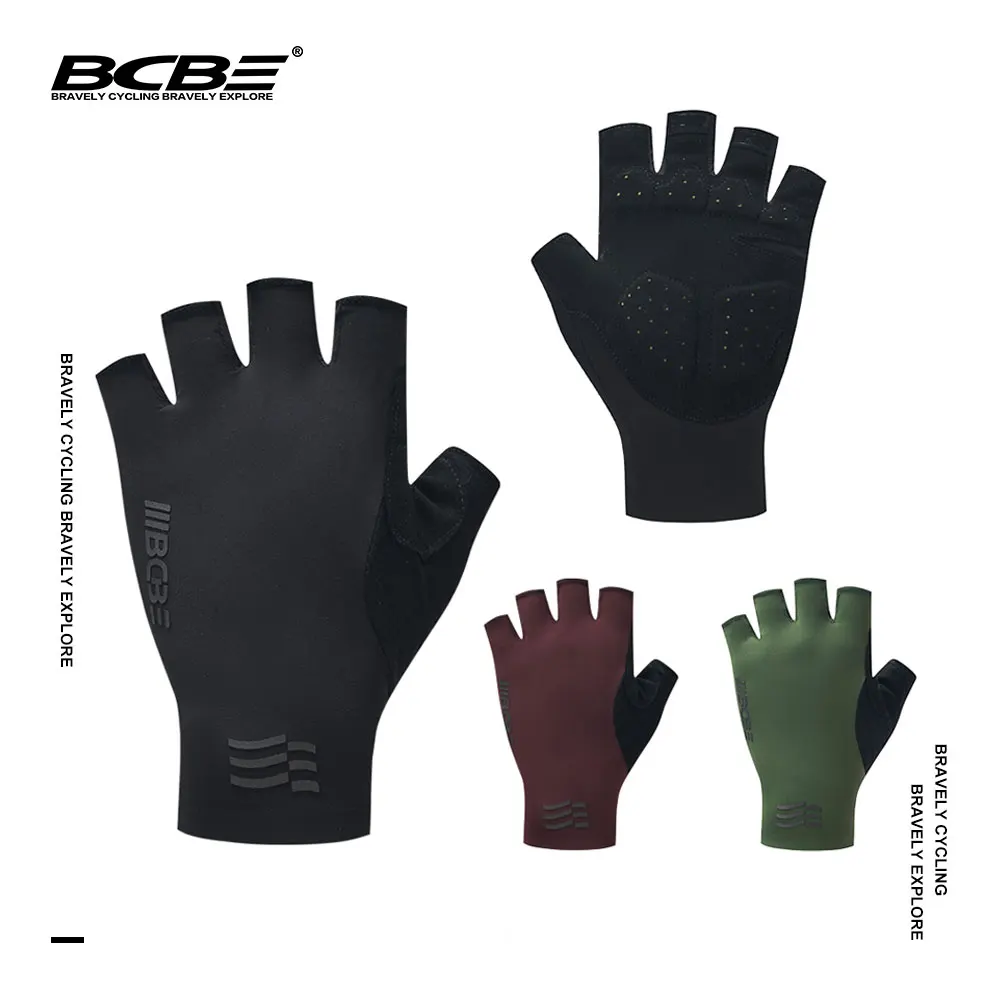 Cycling Gloves Half Finger Men Women Breathable Anti Slip Gloves with PORON XRD Anti Shock Pad