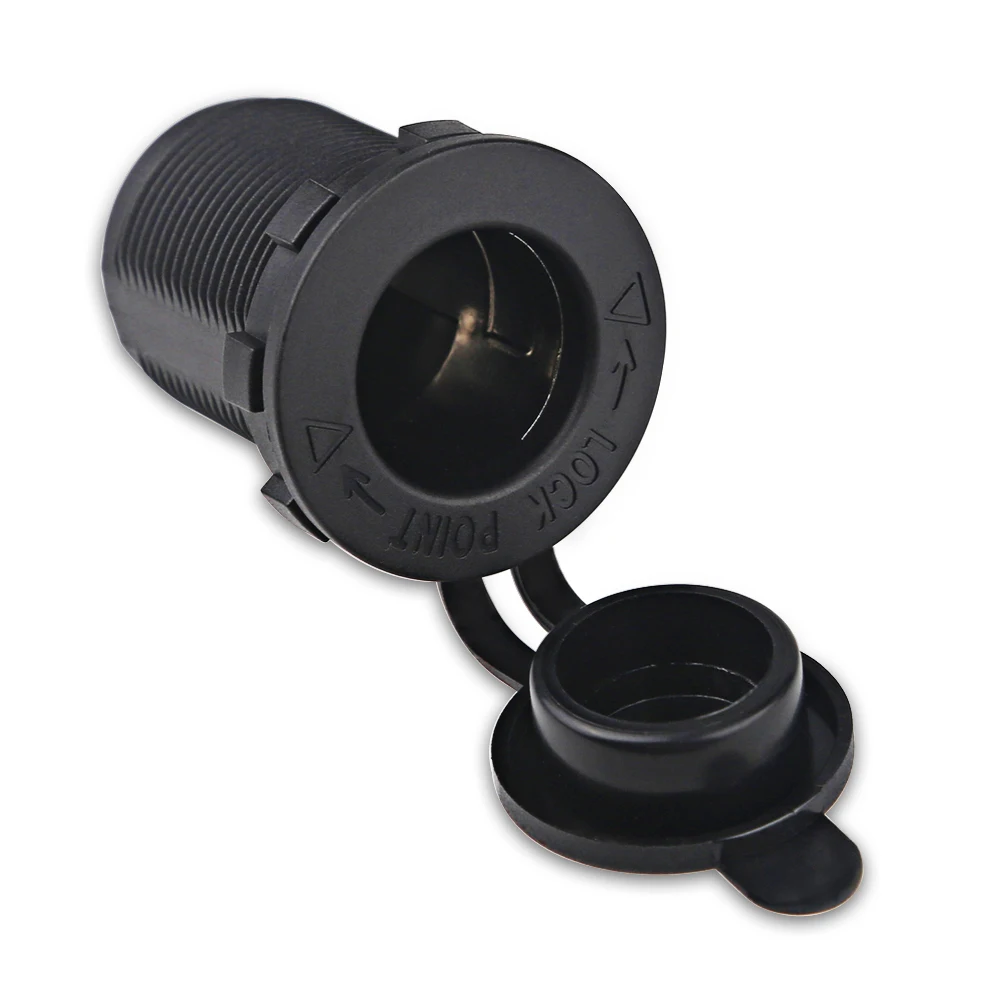 

12V Universal Car Cigarette Lighter Socket Waterproof Plug Power Outlet Adapter For Marine Boat Truck Receptacle Car Accessories