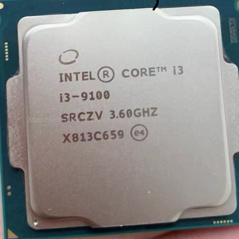 Intel Core I3 9100 Cpu I3-9100 3.6G Socket 1151 / H4 / Lga1151 14Nm Quattro Core