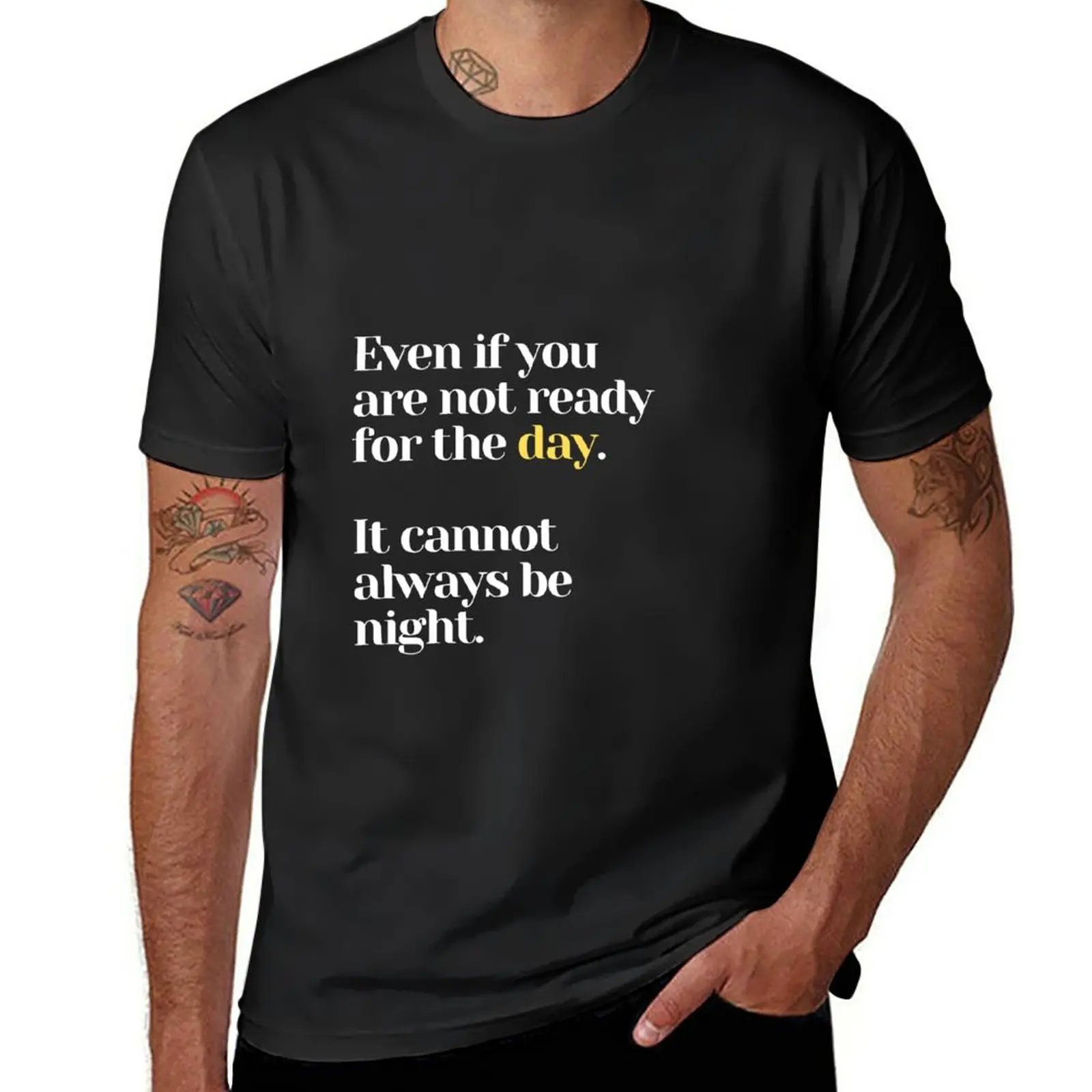 

New Into the night T-Shirt kawaii clothes t-shirts man t shirts men