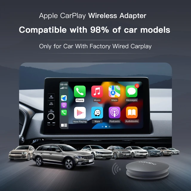 CarPlay inalámbrico CarPlay – CarPlay inalámbrico con cable