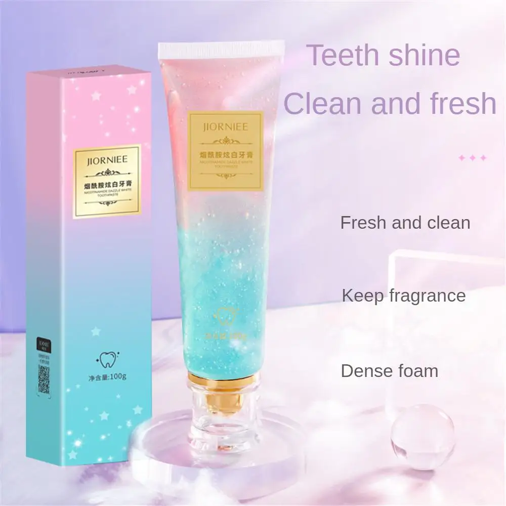 Niacinamide Whitening Toothpaste Fresh Breath Oral Removes Yellowness Cleans The Mouth Protects Gums And Teeth Clean teeth whitening product teeth whitening essence teeth health product