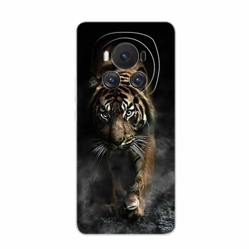 Fashionable Clear Animal Design Silicone Phone Case - Soft TPU Back Cover