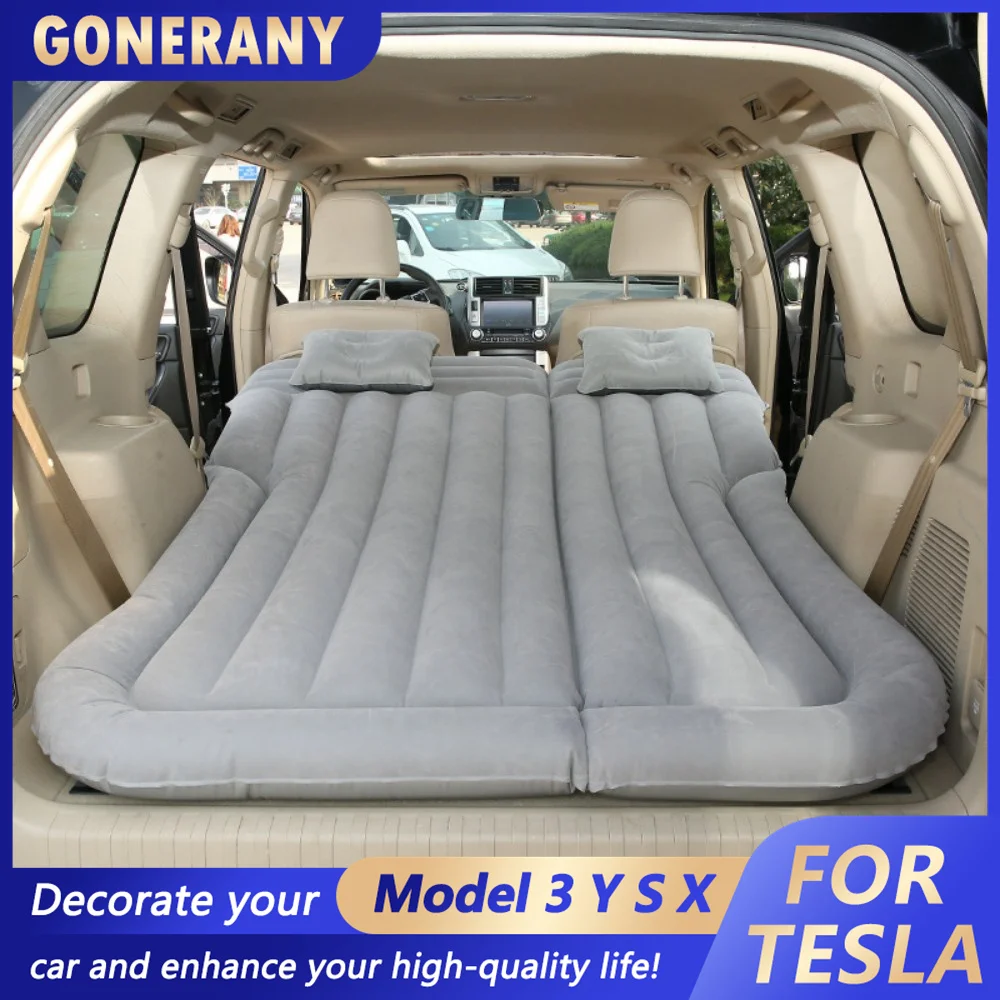 Portable Inflatable Car Air Bed For Tesla Model 3 Y S inflatable air bed