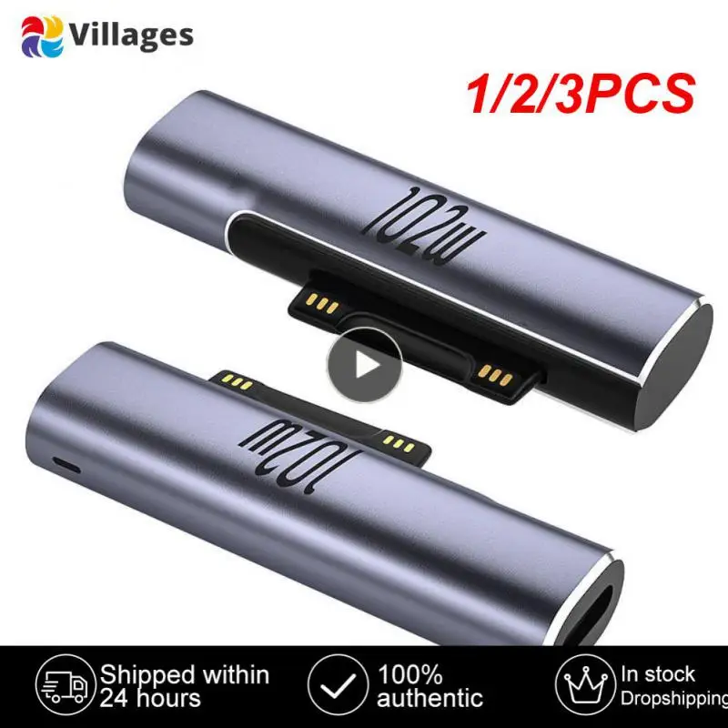 1/2/3 Pz Per Microsoft Surface X 8 7 6 5 4 3 Go Book To Usb Type C Pd Adapter Tablet Fast Charging Plug Converter Laptop
