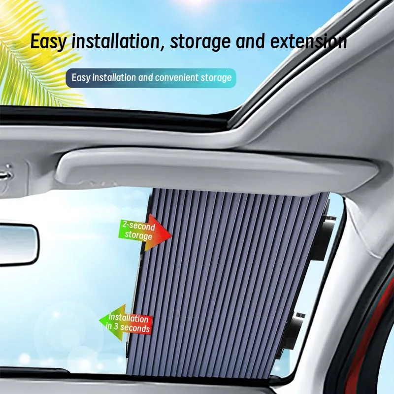 Universal Car Sunshade Front Rear Windshield Heat Insulation