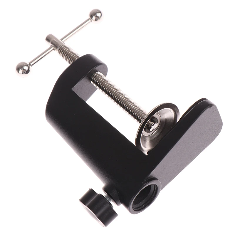Hot Sale 1PC Practical Heavy Duty Metal+Plastic Desktop Mounting Clip for Microphone Desk Lamp Stand