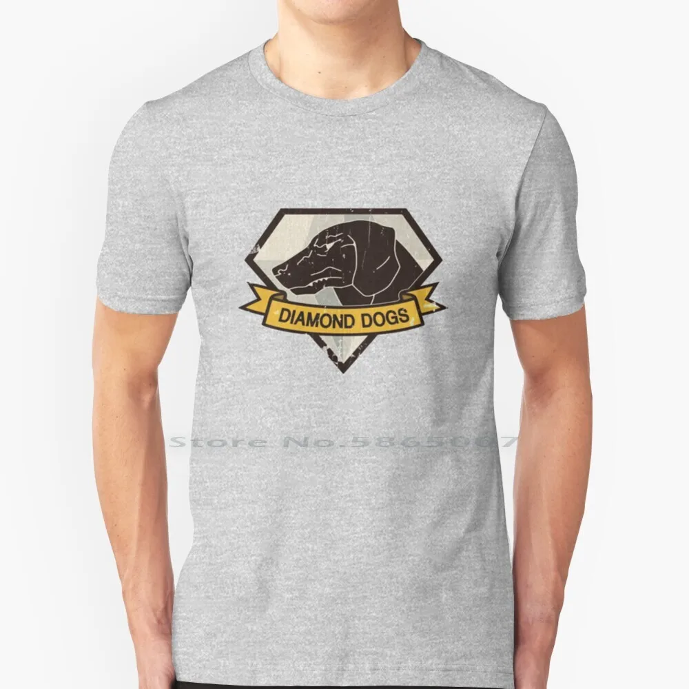Metal Gear Solid-( Vintage ) T Shirt 100% Cotone Mach 5 2D 2 D Car Demon Days Go Griff Jaime Santa Noodle The Big Size 6Xl