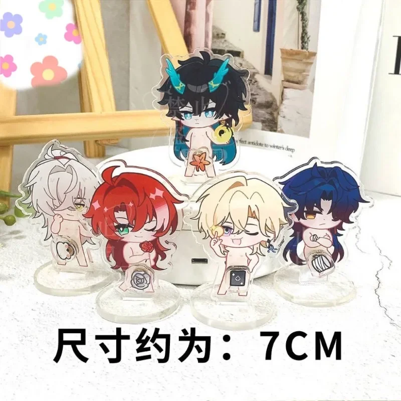 Rotatable Acrylic Figure Stand Decor for Honkai: Star Rail Fans