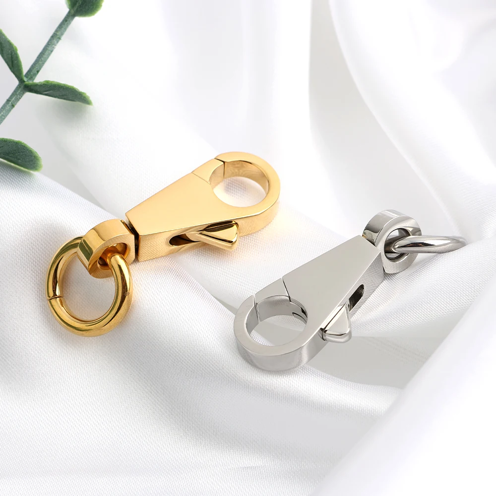 100% Stainless Steel Customize Your Design Snap Hook Bags Buckle For Handbag Clothing Sports Backpack Shoes Waterproof Swimsuit