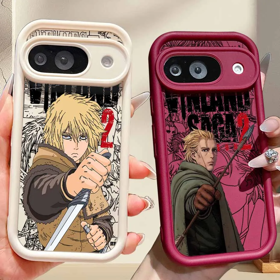 VINLAND SAGA Anime Eye Ladder Lanyard Soft TPU Silicone Phone Case