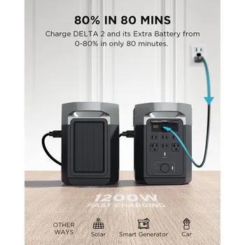 Portable LiFePO4 Power Station Extra Battery 1