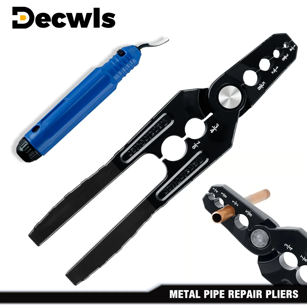 Pipe Rounding Plier Set 2-Pack Manual Copper Tube Rounders - 6 Hole ...