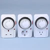 24 Hour Cyclic Timer Switch Kitchen Timer Outlet Universal Timing Socket Mechanical Timer 220VAC UK EU US Plug Timing Socket 2