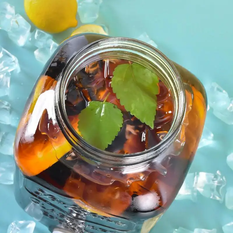 4L Cold Water Jug Fruit Teapot Cold Kettle Drink Water Container Beverage Dispenser Juice Lemonade Drinks Bucket