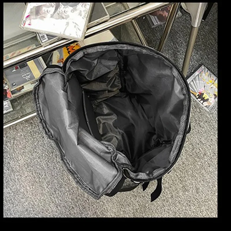 Black Nylon Gym Backpack for Men and Women Casual Outdoor Sports
