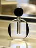 European Clear Black K9 Crystal Empty Perfume Bottle Oblate Shape Small Large For Home Tabletop Decoration Women Men Gifts 2