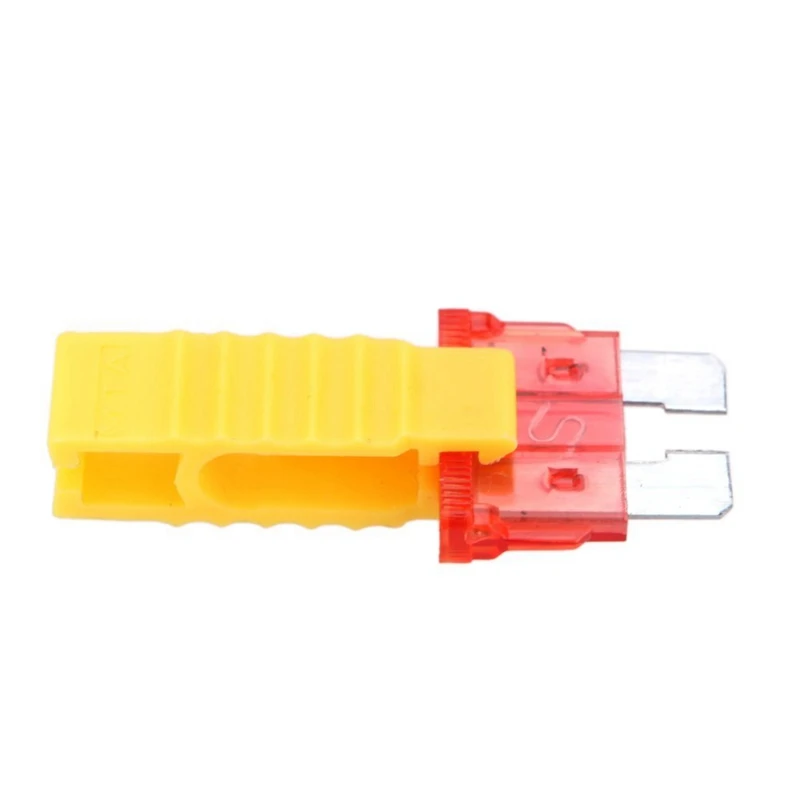 3X Car Automobile Fuse Puller Extraction Tools For Car Fuse (Yellow)