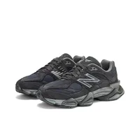 New Balance 9060 Baskets basses décontractées unisexes, gris foncé, style unique, ajustement confortable et semelle épaisse et souple U9060SG 1