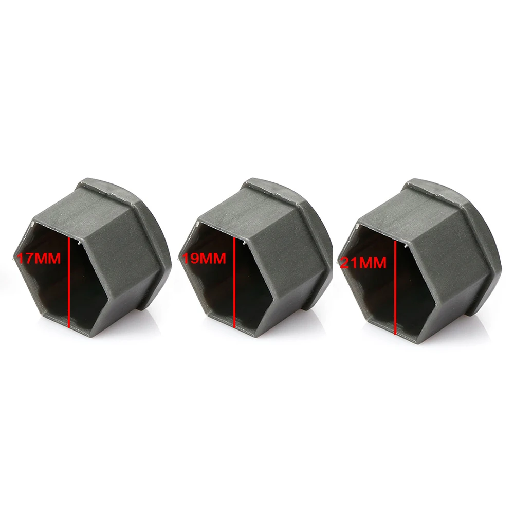 20-Piece Universal 17mm Plastic Car Wheel Nut Covers