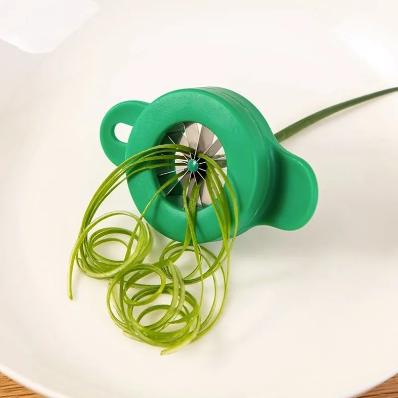 Green Onion Easy Slicer Shredder Plum Blossom Cut Green Onion Wire Drawing Superfine Vegetable Shredder Kitchen Accessories vegetable shredder